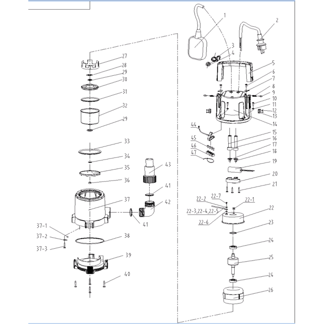 Насос дренажный НПЧ-Т3-400